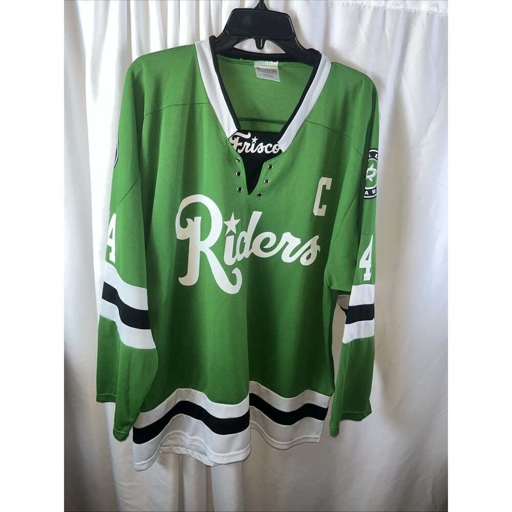 Frisco Roughriders Dallas Stars Capital Promotional Jersey’ Size L Hockey Sports